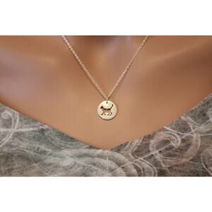 Sterling Silver Cat Necklace,  Cat Cutout Necklace, Cat Silhouette Necklace